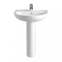 Lavabo Thisa con pedestal 65 x 41 cm
